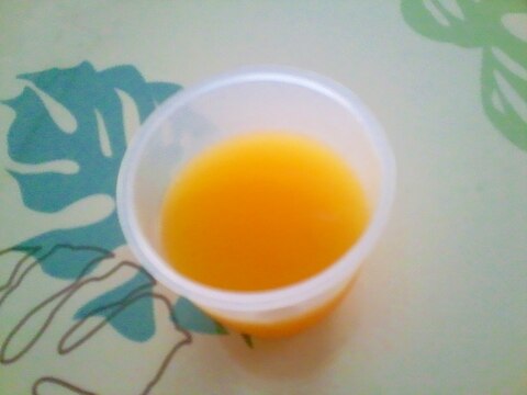 オレンジジュースゼリー＋＋